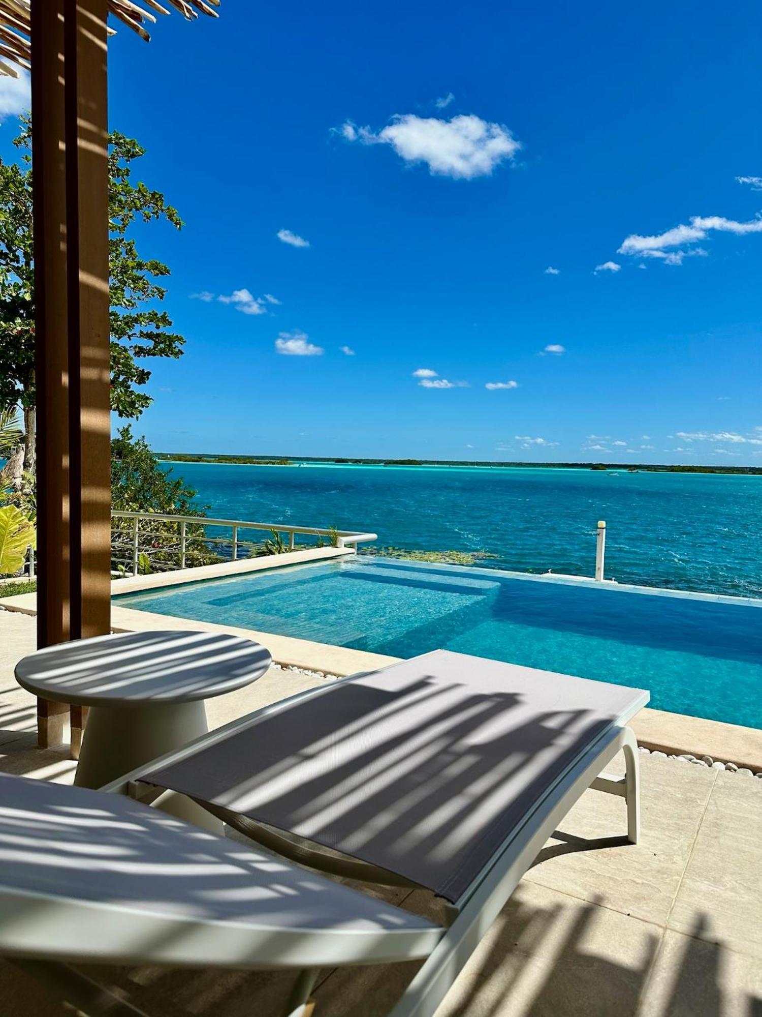 Casa Sol Y Luna -Beautiful Sunrises And Infinity Pool Бакалар Екстериор снимка